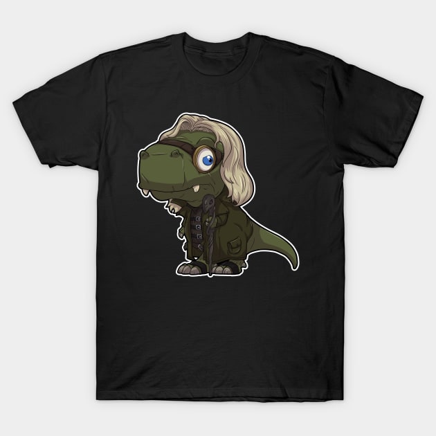 Crazy dino wizard T-Shirt by DinoTropolis